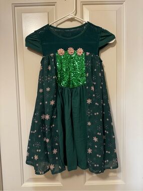 Only little Once Frozen Fever Elsa dress